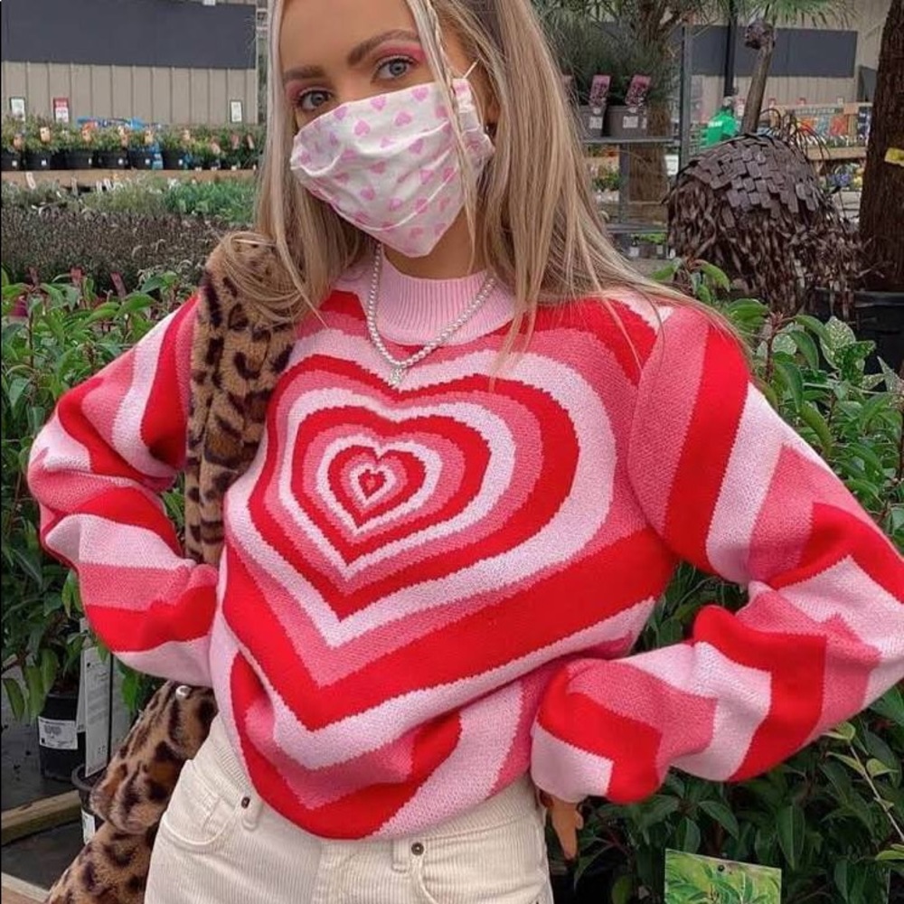 Cider Heart Wave Sweater
